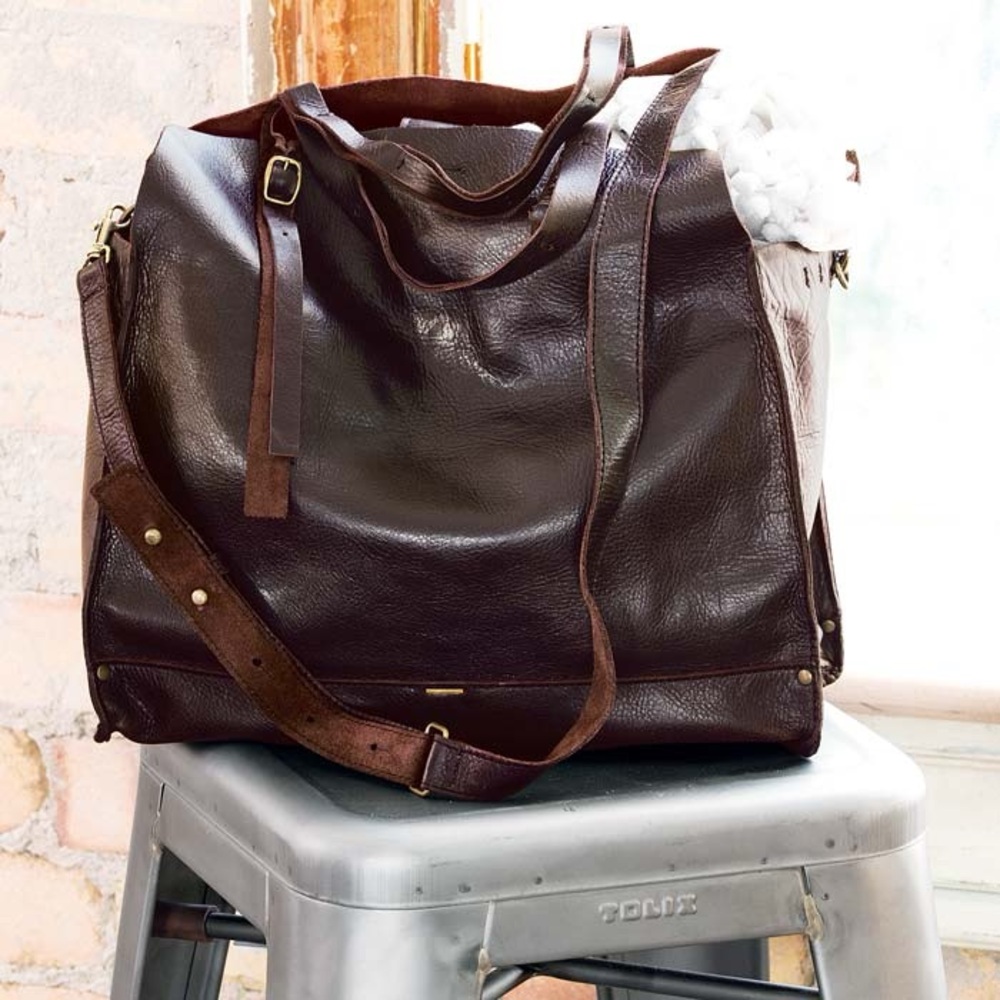 Olive & Cocoa Artisan genuine Leather handmade Tote